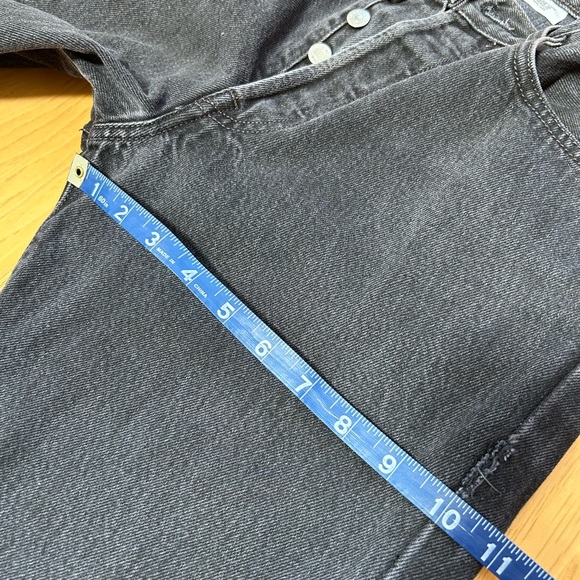 Vintage Levi’s 501 Black Jeans 32x32 Original High Rise Straight Leg Mexico - Picture 13 of 14